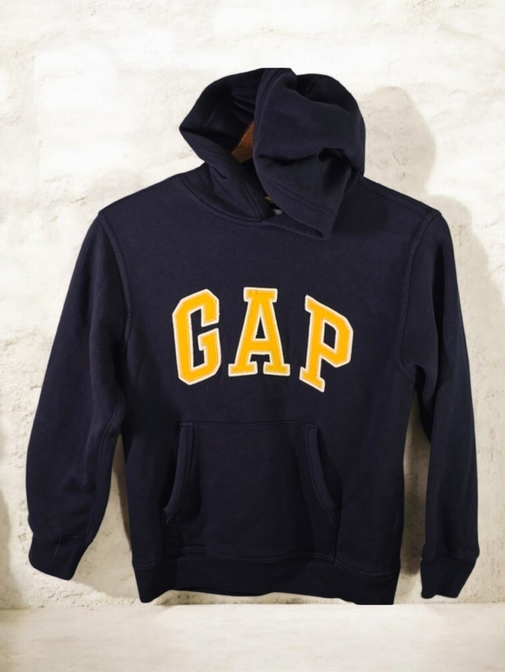 Gap hoodie blue‎ yellow kids girls L 10-11 hoodie sweatshirt Gap large
